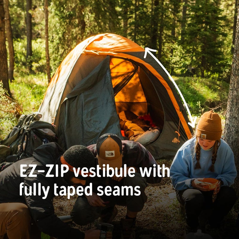 Kelty Grand Mesa 2P Backpacking Tent â€“ 3 Season 2 Man Camping Thru Hiking Shelter, Aluminum Poles, Single Door + Vestibule, 2024 Model (2P) - Image 3